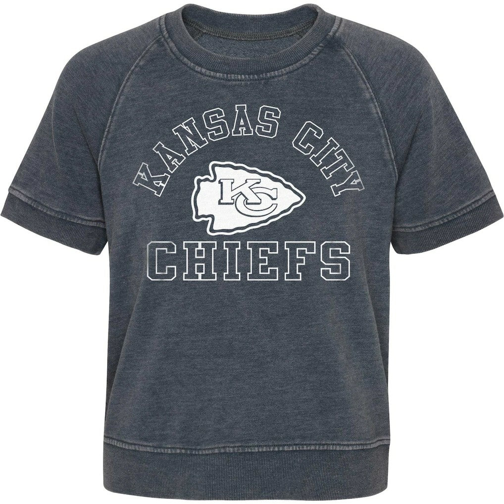 Kansas City Chiefs  Girls Juniors Cheer Squad Raglan T-Shirt