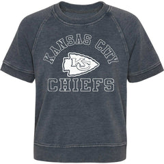 Kansas City Chiefs  Girls Juniors Cheer Squad Raglan T-Shirt