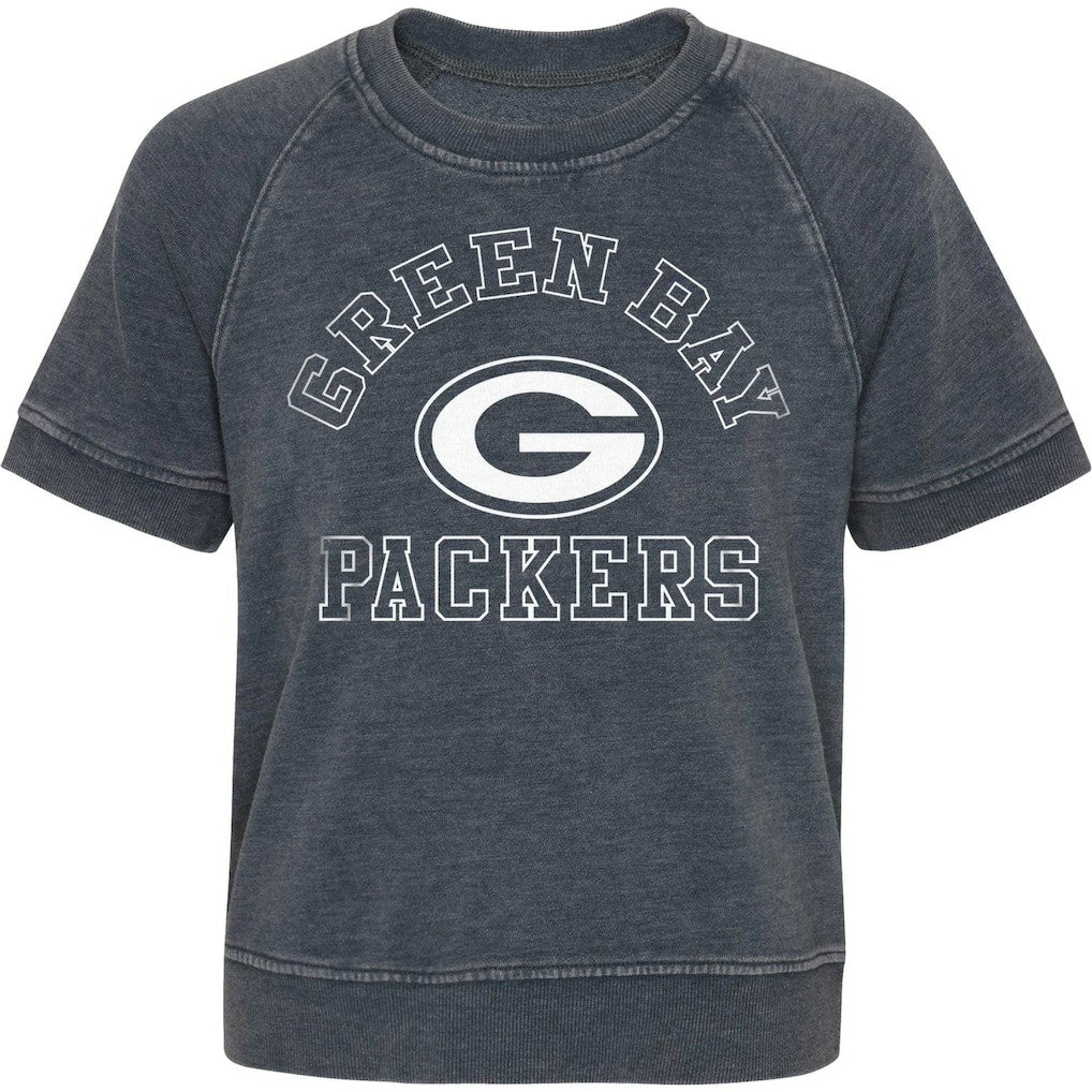Green Bay Packers  Girls Juniors Cheer Squad Raglan T-Shirt