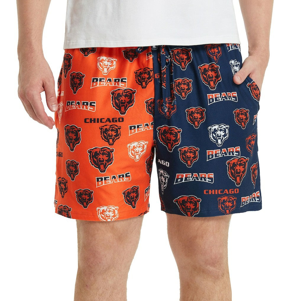 Chicago Bears  Concepts Sport Breakthrough AOP Knit Split Shorts
