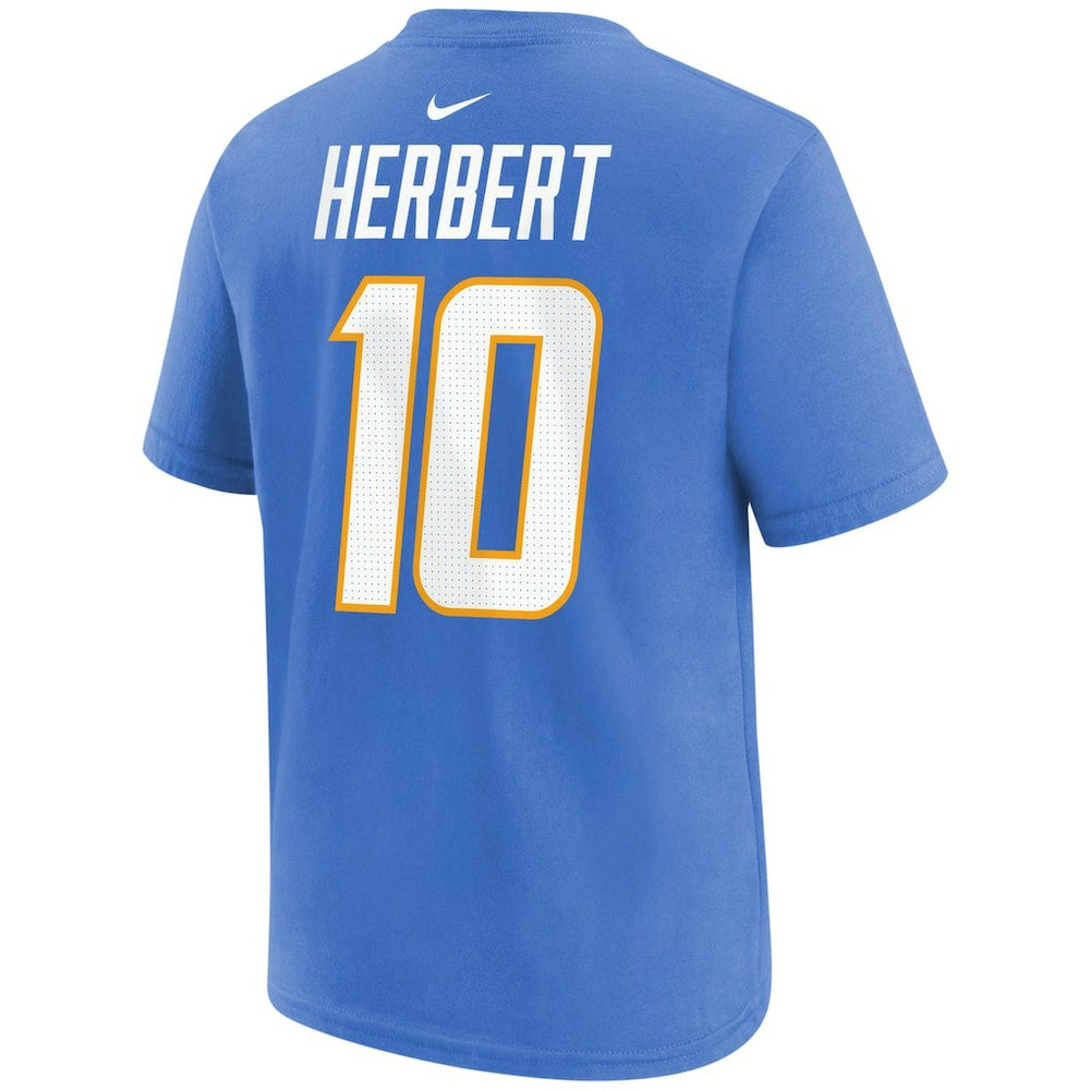 Los Angeles Chargers Nike Justin Herbert  Youth Player Name & Number T-Shirt