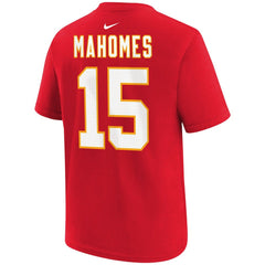 Kansas City Chiefs Nike Patrick Mahomes  Youth Player Name & Number T-Shirt