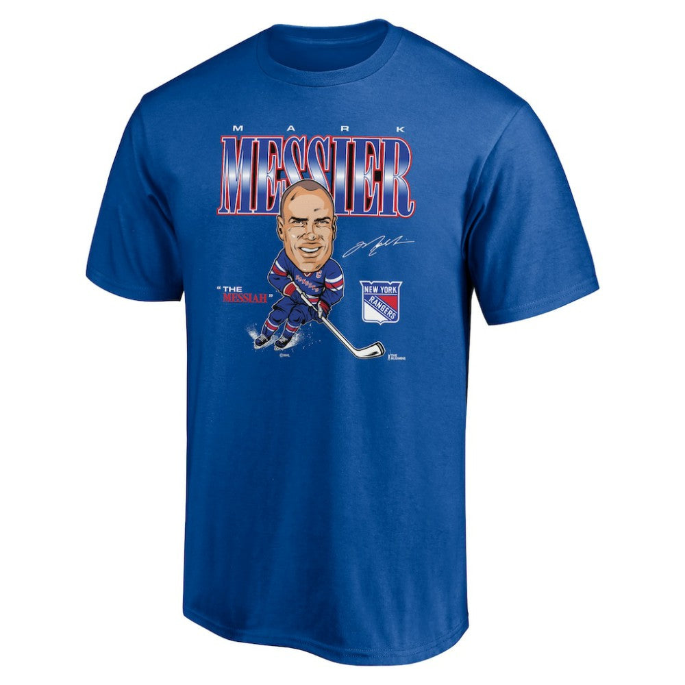 Mark Messier New York Rangers Player Caricature T-Shirt Online