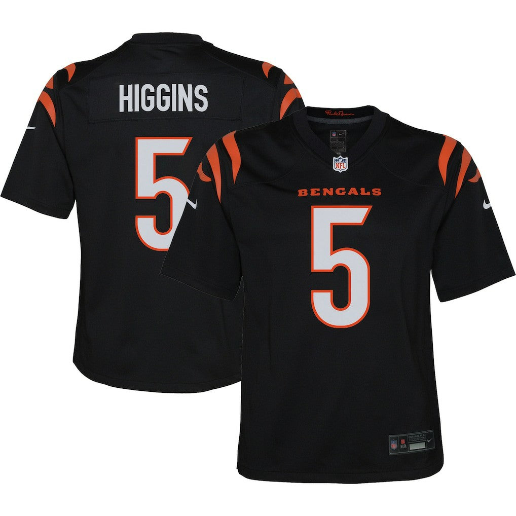 Cincinnati Bengals Nike Tee Higgins  Youth Game Jersey