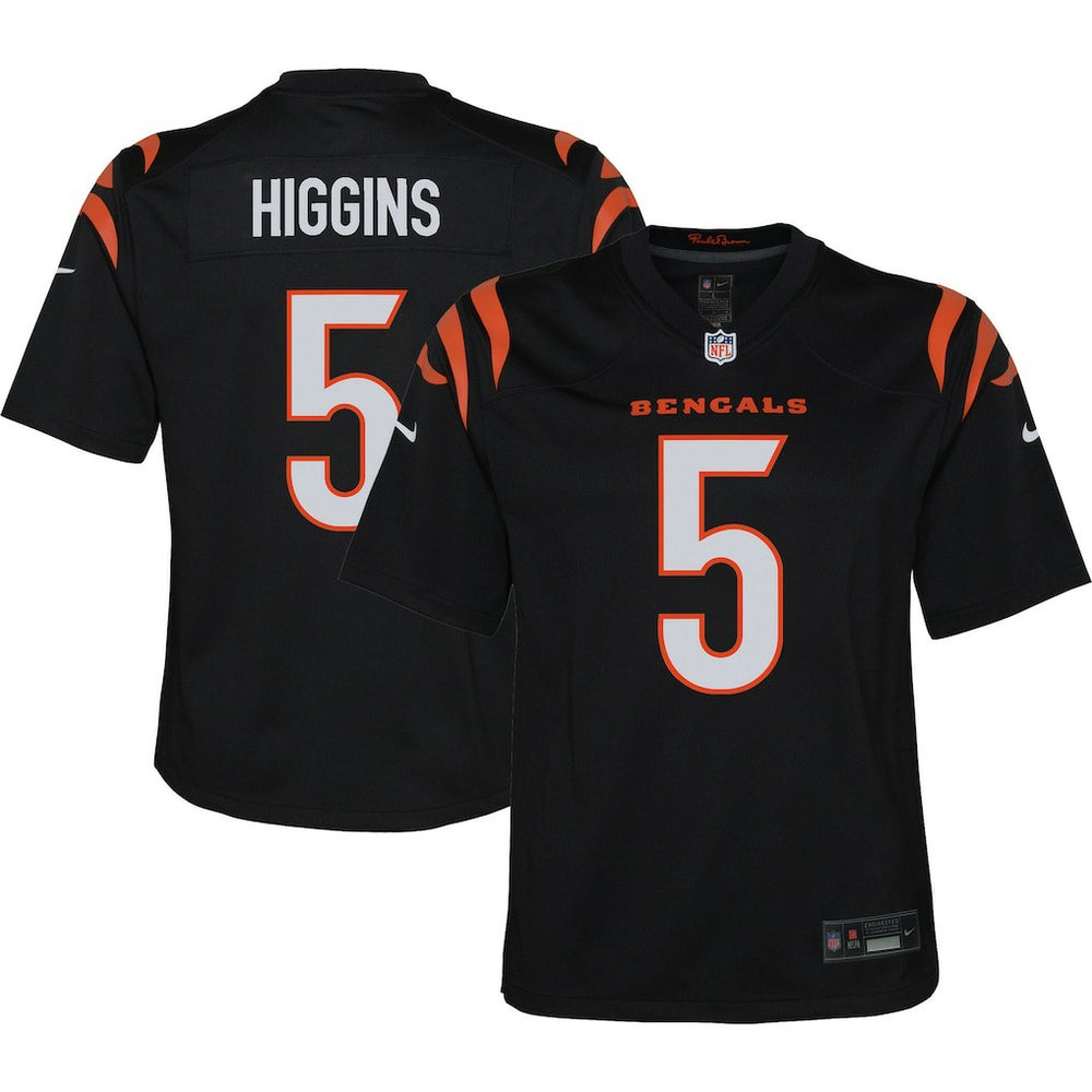 Cincinnati Bengals Nike Tee Higgins  Youth Game Jersey