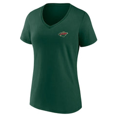 Minnesota Wild Women's Territorial V-Neck T-Shirt Sale