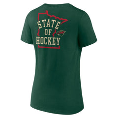 Minnesota Wild Women's Territorial V-Neck T-Shirt Sale