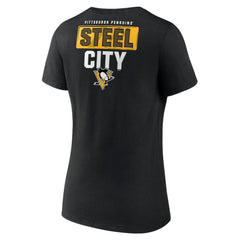 Pittsburgh Penguins Women's Territorial V-Neck T-Shirt Online