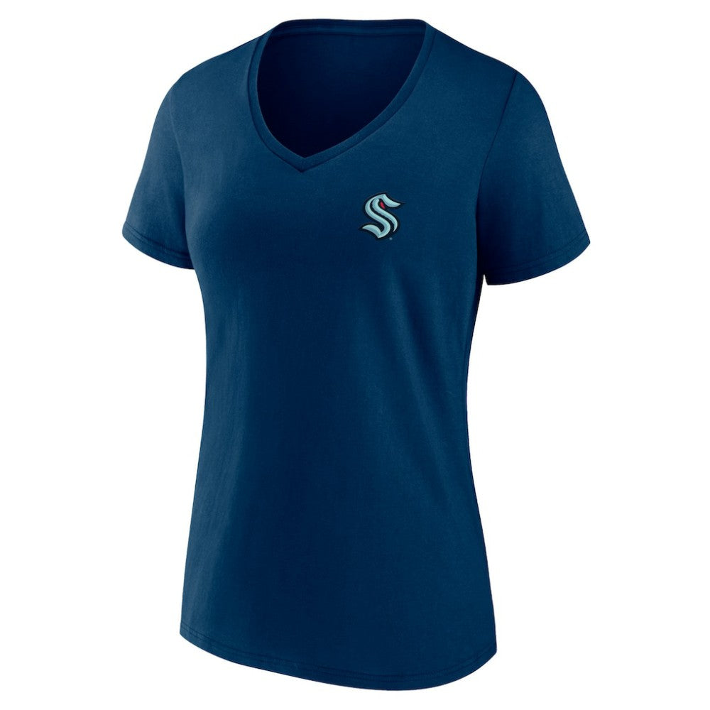 Seattle Kraken Women's Territorial V-Neck T-Shirt Sale