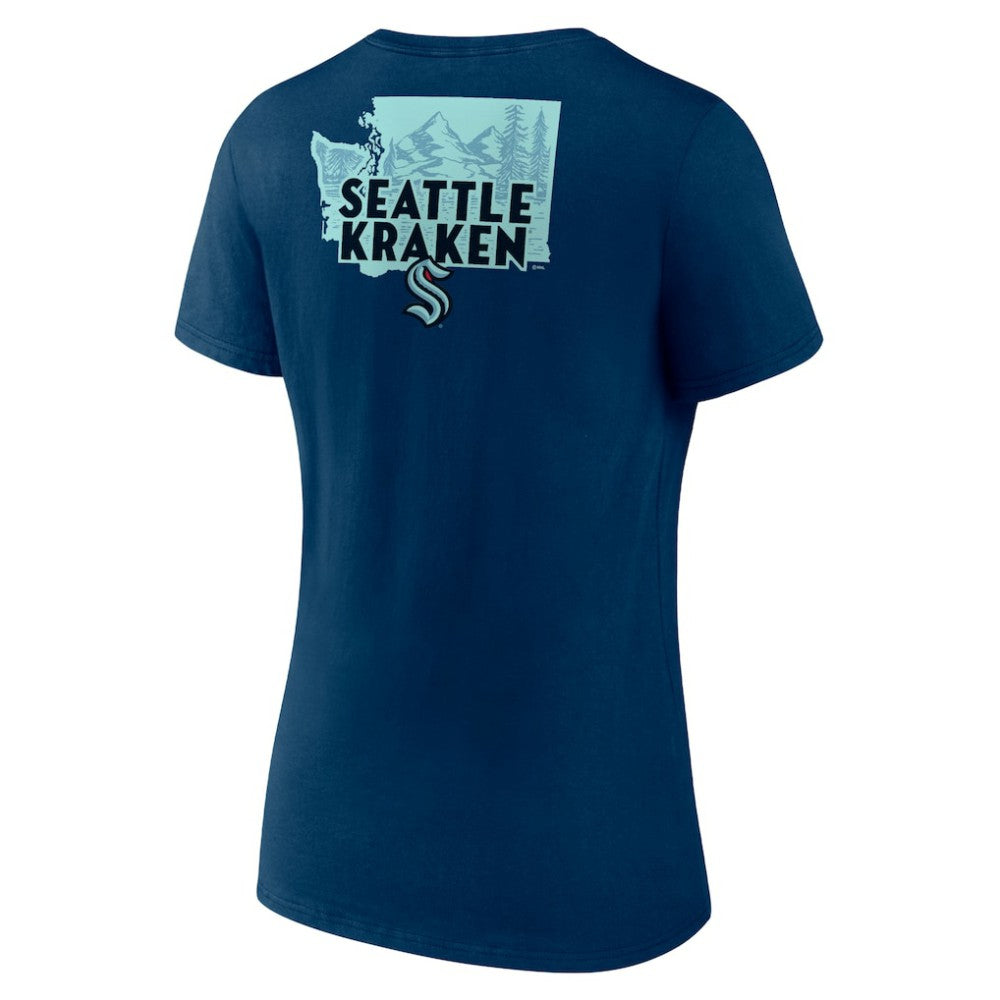 Seattle Kraken Women's Territorial V-Neck T-Shirt Sale