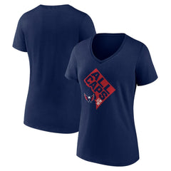 Washington Capitals Women's Shout Out V-Neck T-Shirt Sale
