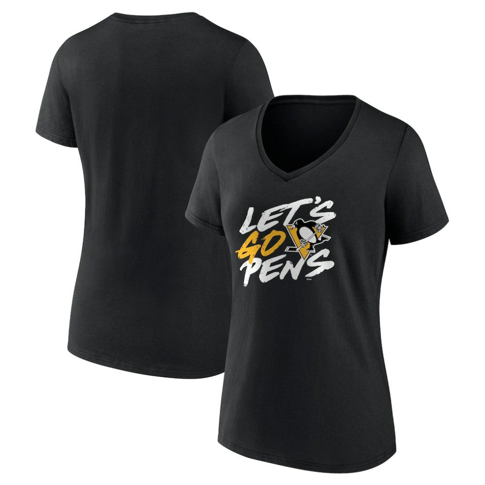 Pittsburgh Penguins Women's Proclamation V-Neck T-Shirt Sale