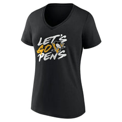 Pittsburgh Penguins Women's Proclamation V-Neck T-Shirt Sale