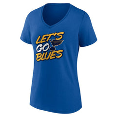 St. Louis Blues Women's Proclamation V-Neck T-Shirt Sale