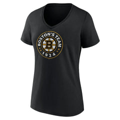 Boston Bruins Women's Represent V-Neck T-Shirt For Sale