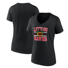 Chicago Blackhawks Women's Represent V-Neck T-Shirt On Sale