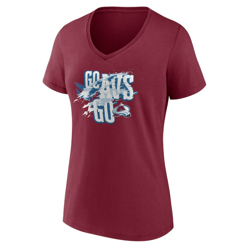 Colorado Avalanche Women's Represent V-Neck T-Shirt For Sale