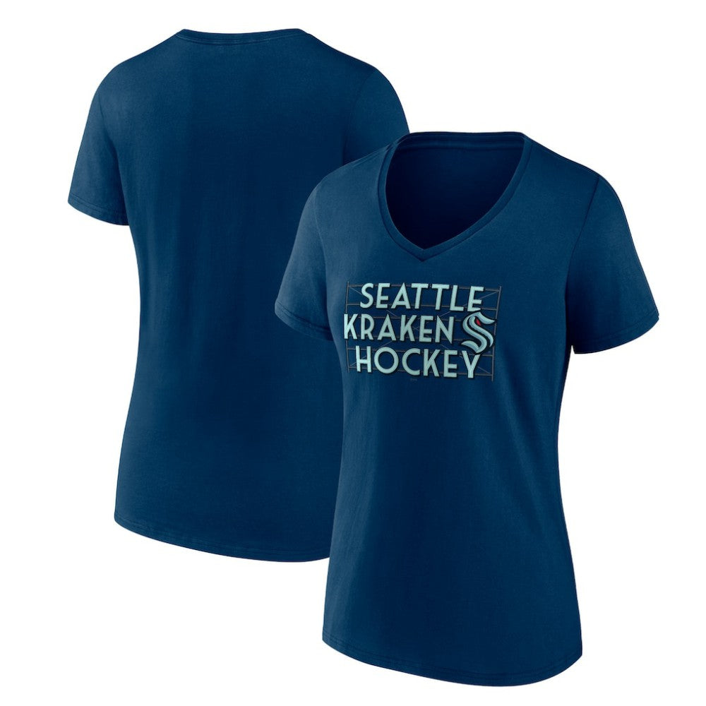 Seattle Kraken Women's Represent V-Neck T-Shirt Sale