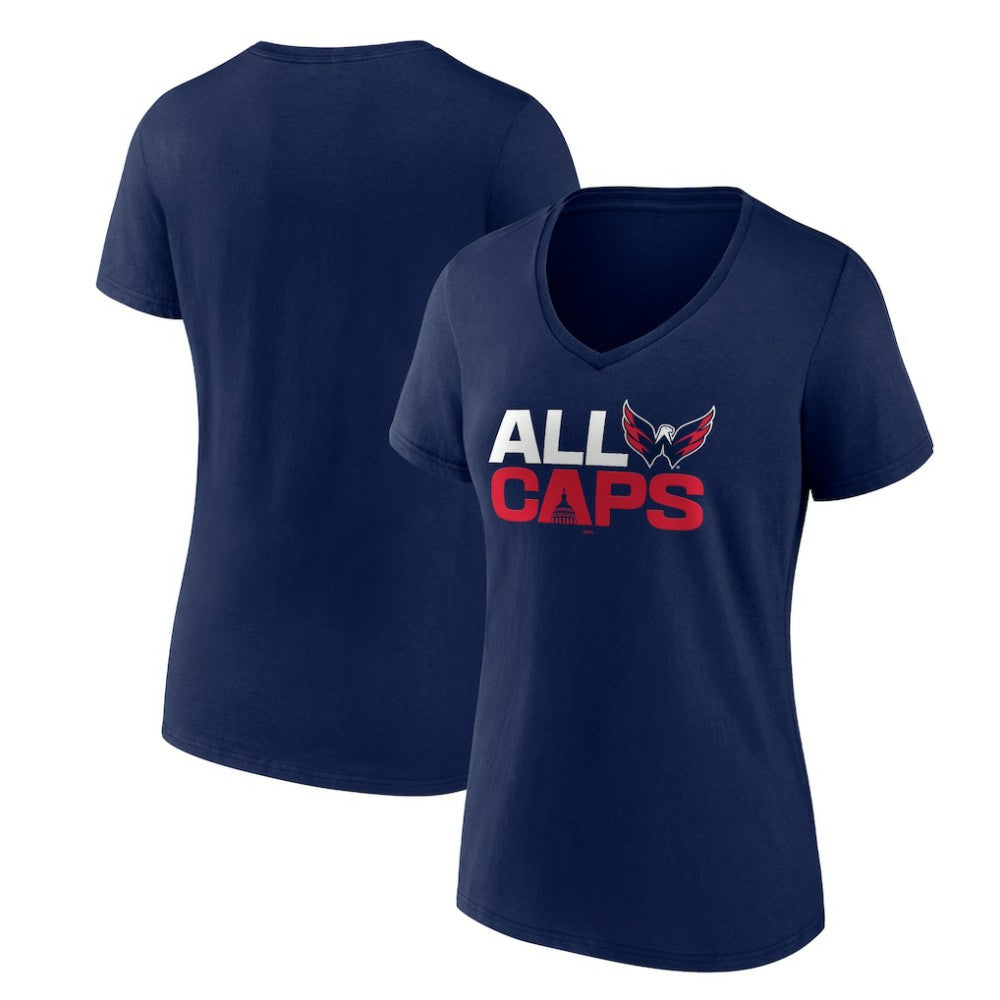 Washington Capitals Women's Represent V-Neck T-Shirt For Sale