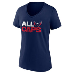 Washington Capitals Women's Represent V-Neck T-Shirt For Sale