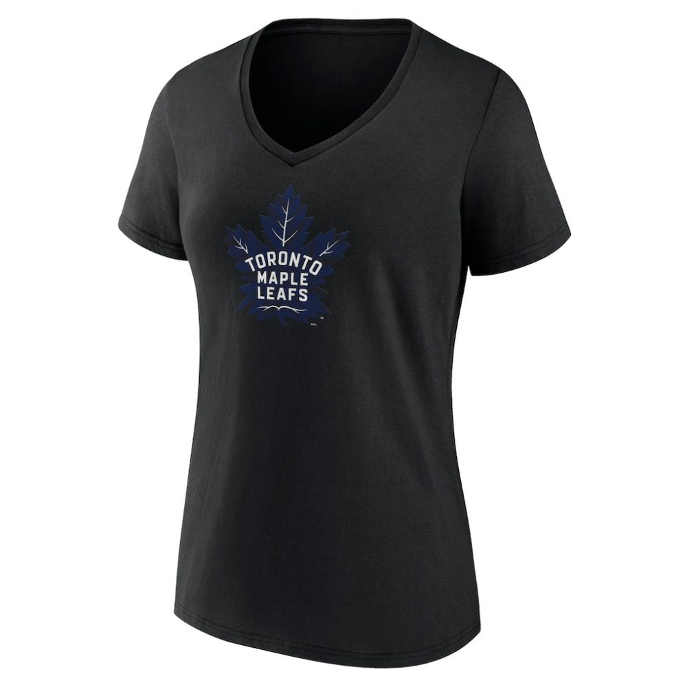 Toronto Maple Leafs Women's Alternate Logo V-Neck T-Shirt Outlet