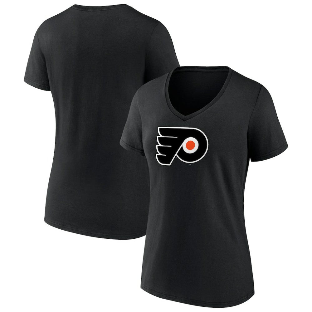 Philadelphia Flyers Women's Alternate Logo V-Neck T-Shirt Discount