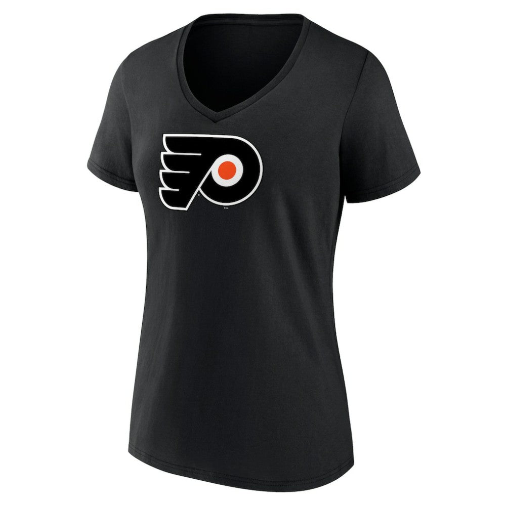 Philadelphia Flyers Women's Alternate Logo V-Neck T-Shirt Discount