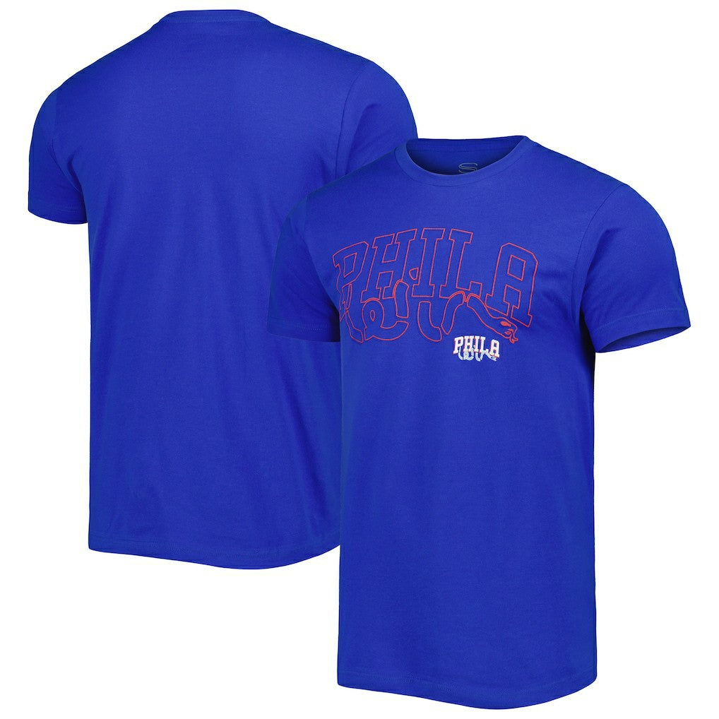 Philadelphia 76ers Stadium Essentials Unisex Element Logo Pop T-Shirt For Sale