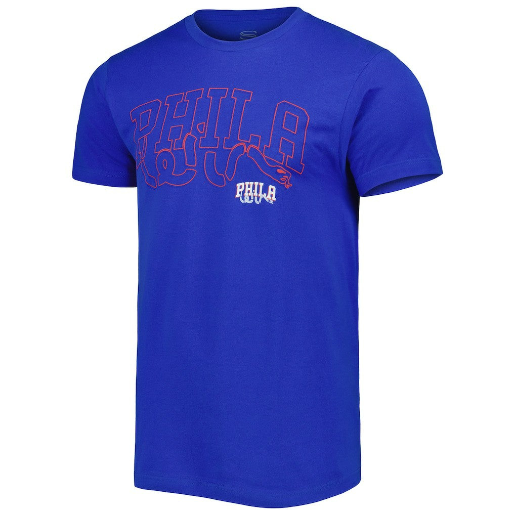 Philadelphia 76ers Stadium Essentials Unisex Element Logo Pop T-Shirt For Sale