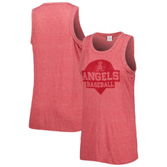 Los Angeles Angels Soft as a Grape Women's Tri-Blend Tank Top | MLB Near me