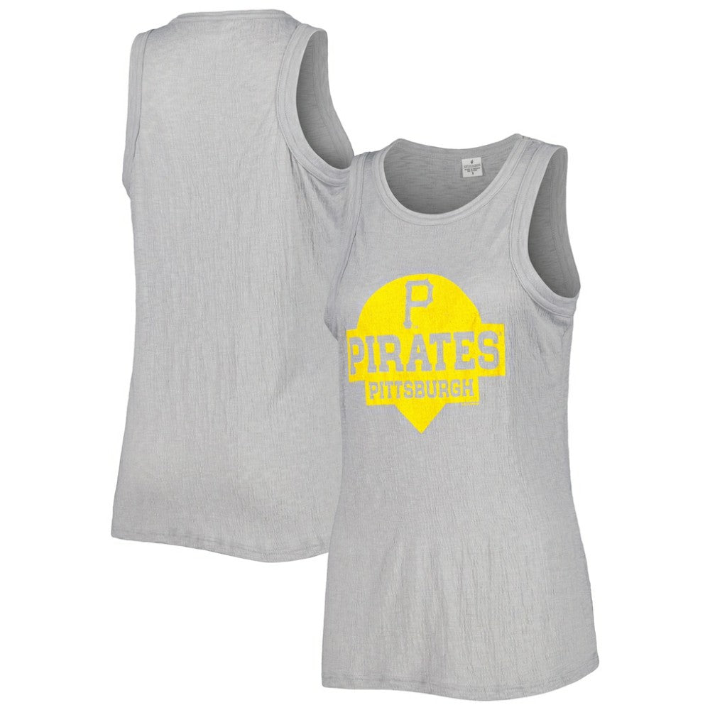 Pittsburgh Pirates Soft as a Grape Women's Tri-Blend Tank Top | MLB On Sale
