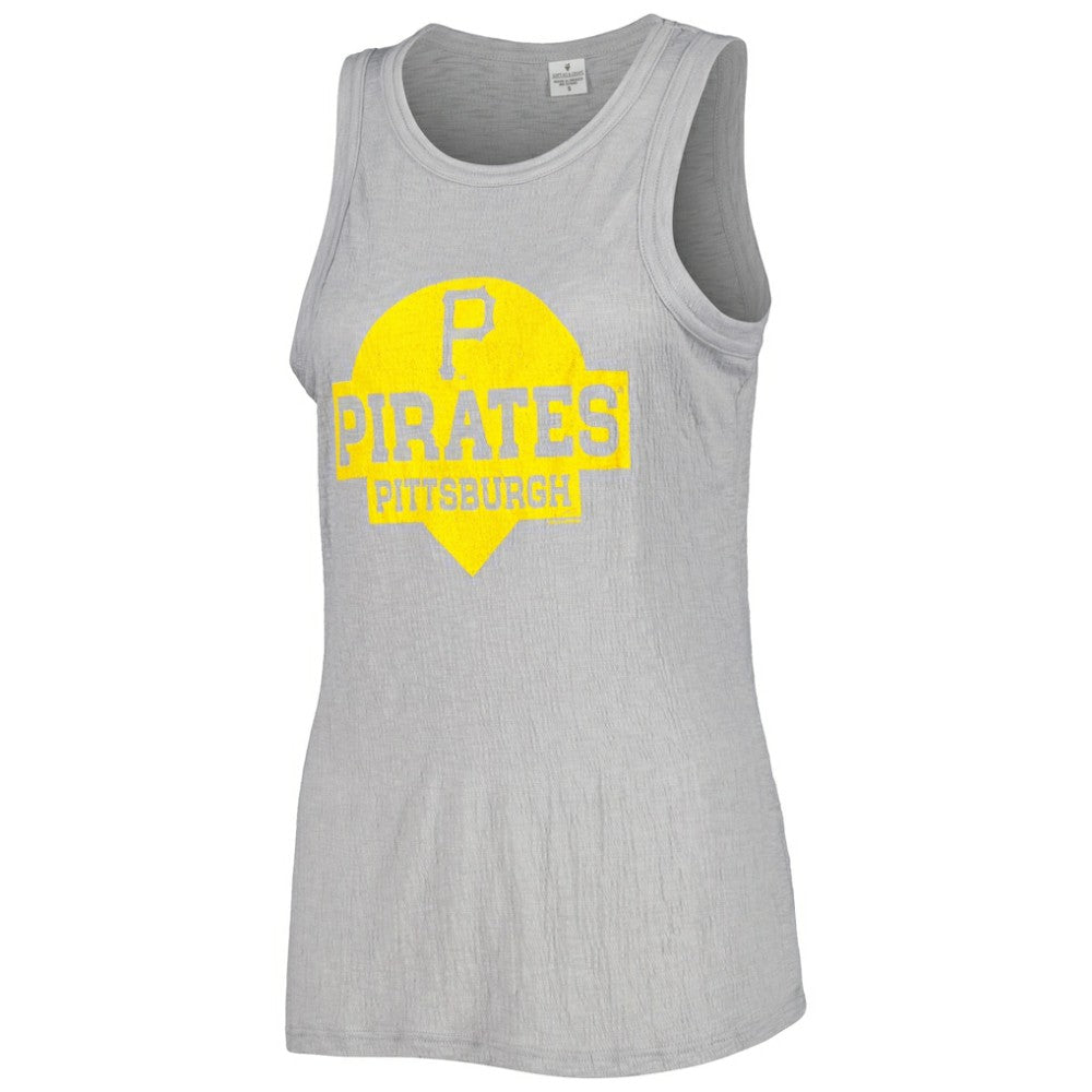 Pittsburgh Pirates Soft as a Grape Women's Tri-Blend Tank Top | MLB On Sale