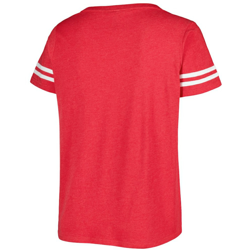 Washington Nationals Soft as a Grape Women's Plus Size V-Neck Jersey T-Shirt | MLB For sale