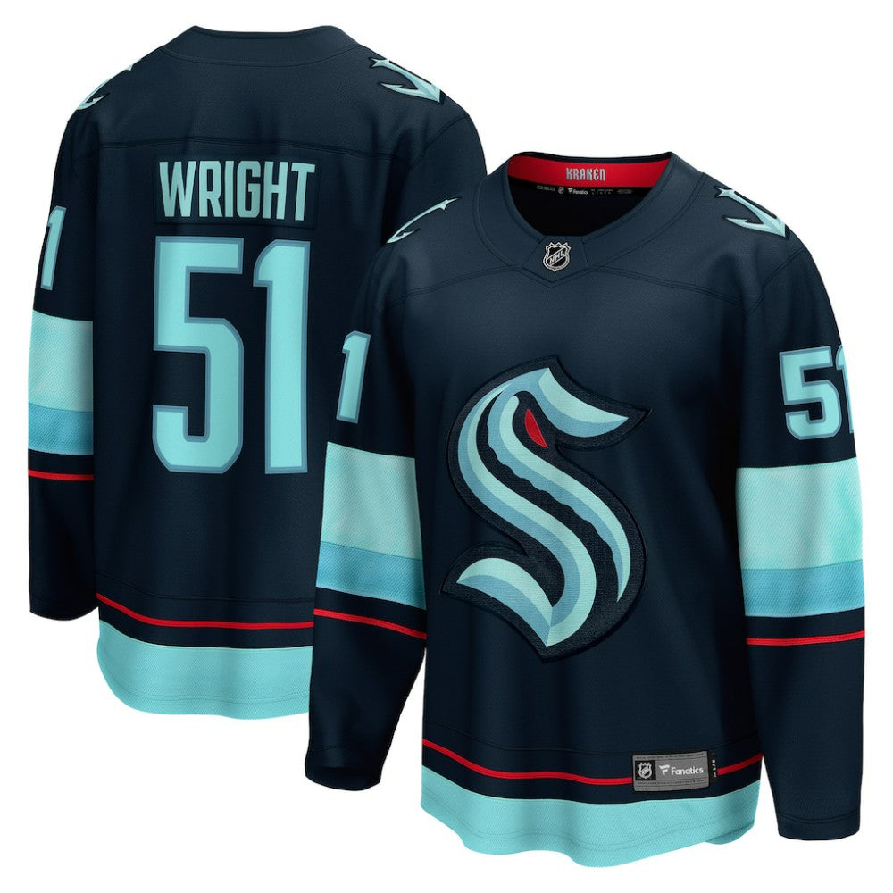Shane Wright Seattle Kraken Fanatics Men's Home Breakaway Player Jersey On Sale