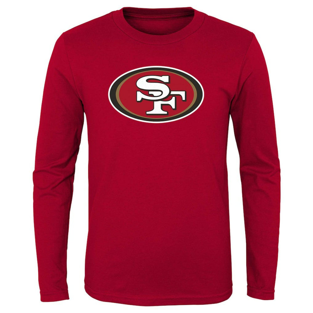 San Francisco 49ers  Youth Primary Logo Long Sleeve T-Shirt