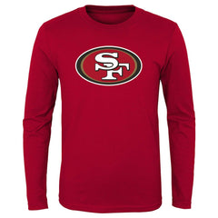 San Francisco 49ers  Youth Primary Logo Long Sleeve T-Shirt