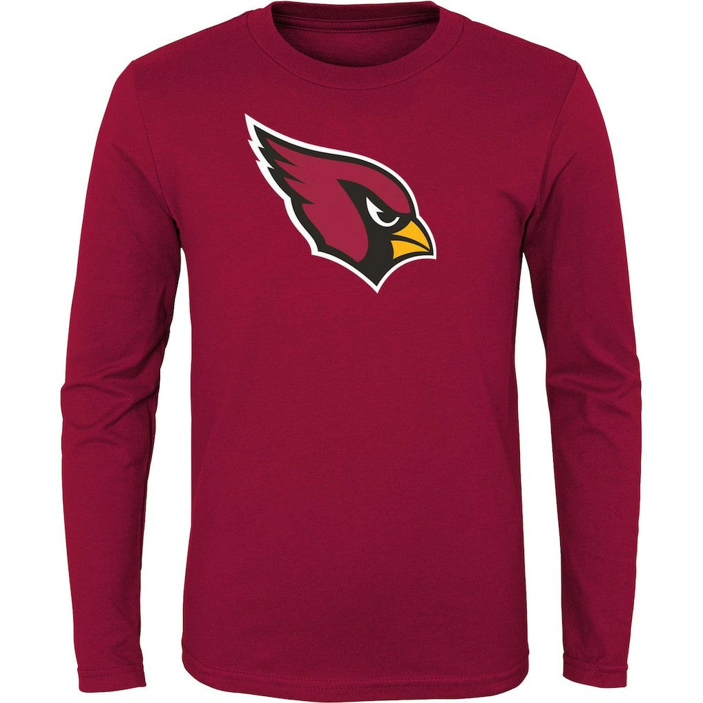 Arizona Cardinals  Youth Primary Logo Long Sleeve T-Shirt