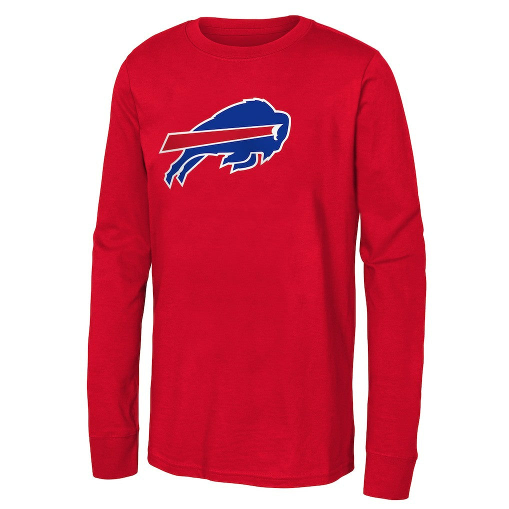 Buffalo Bills  Youth Primary Logo Long Sleeve T-Shirt