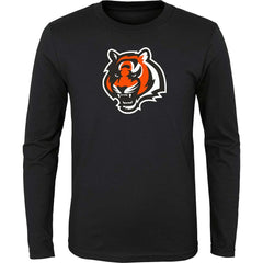 Cincinnati Bengals  Youth Primary Logo Long Sleeve T-Shirt