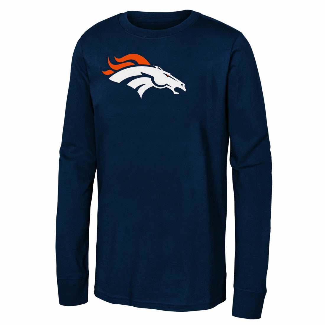 Denver Broncos  Youth Primary Logo Long Sleeve T-Shirt