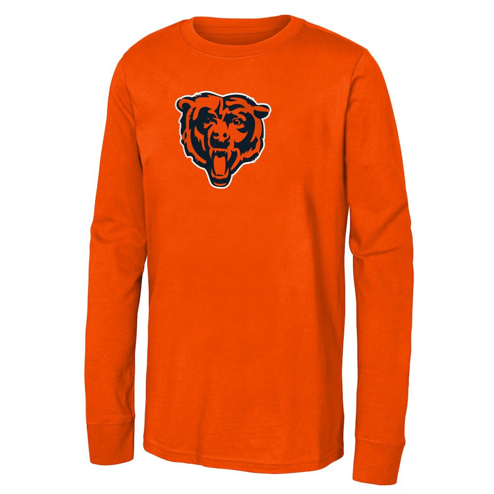 Chicago Bears  Youth Primary Logo Long Sleeve T-Shirt
