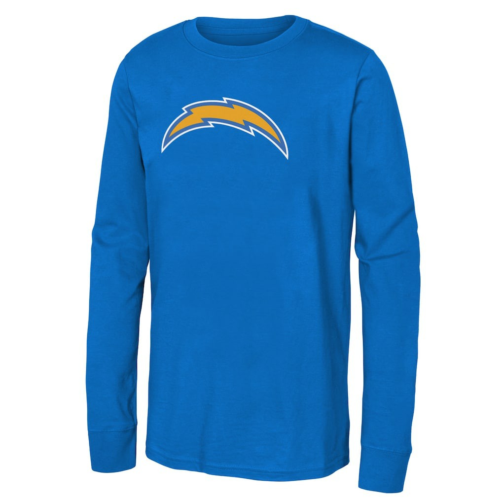 Los Angeles Chargers  Youth Primary Logo Long Sleeve T-Shirt