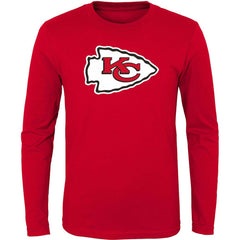 Kansas City Chiefs  Youth Primary Logo Long Sleeve T-Shirt