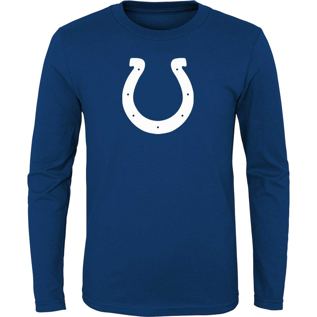 Indianapolis Colts  Youth Primary Logo Long Sleeve T-Shirt