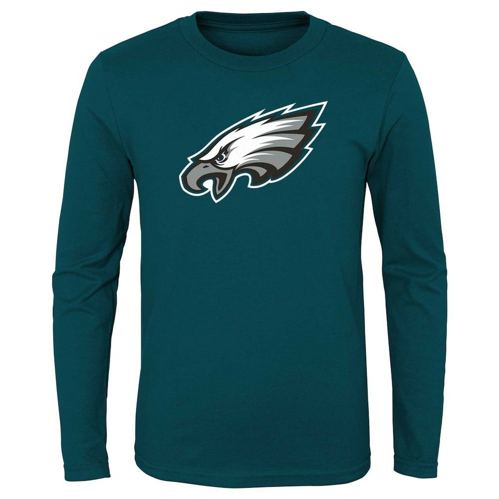 Philadelphia Eagles  Youth Primary Logo Long Sleeve T-Shirt