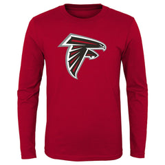 Atlanta Falcons  Youth Primary Logo Long Sleeve T-Shirt