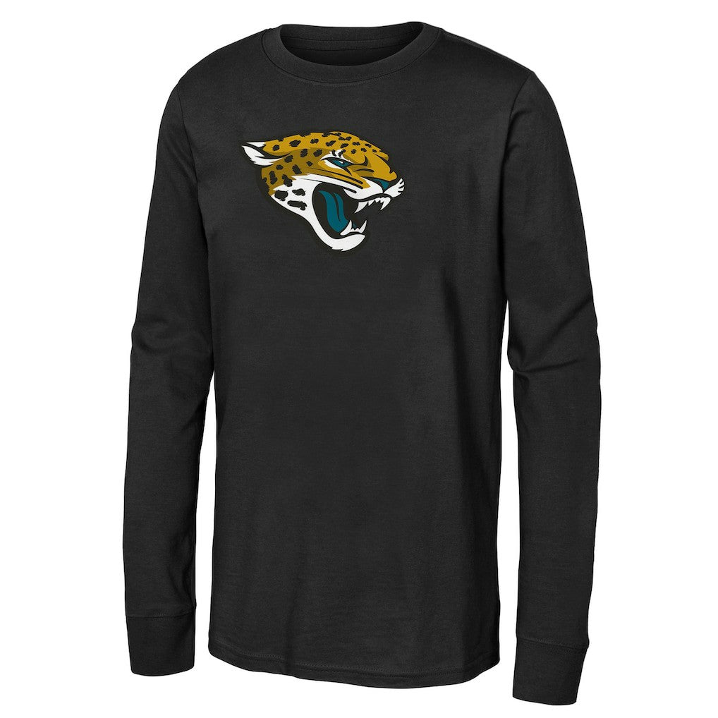 Jacksonville Jaguars  Outerstuff Youth Primary Logo Long Sleeve T-Shirt