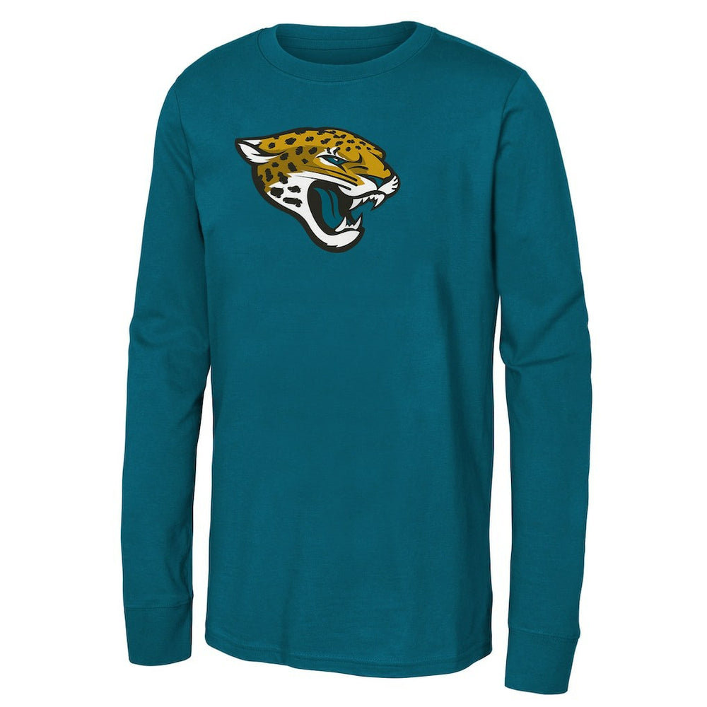 Jacksonville Jaguars  Youth Primary Logo Long Sleeve T-Shirt