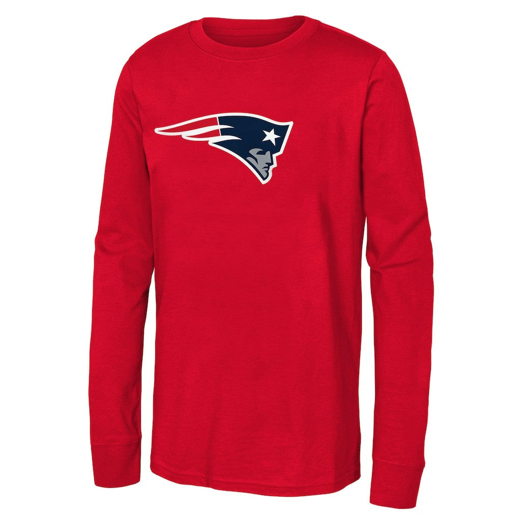 New England Patriots  Youth Primary Logo Long Sleeve T-Shirt