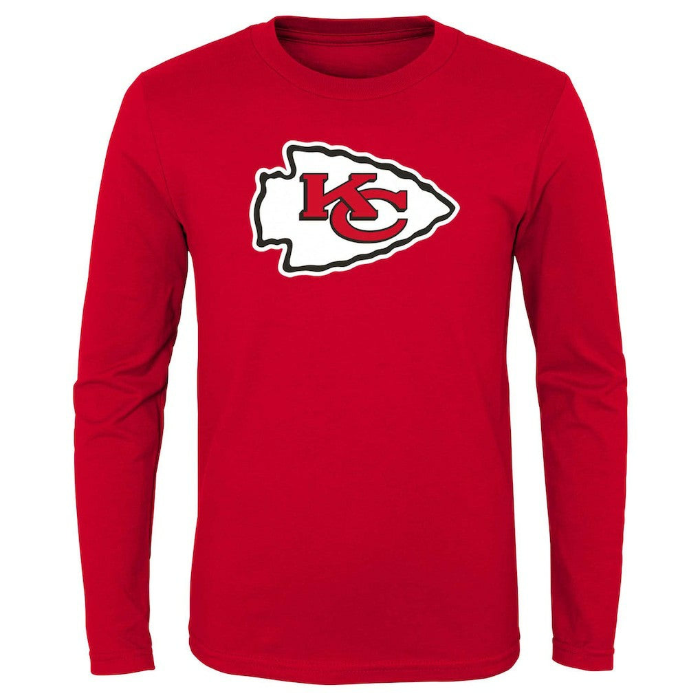Kansas City Chiefs  Preschool Primary Logo Long Sleeve T-Shirt